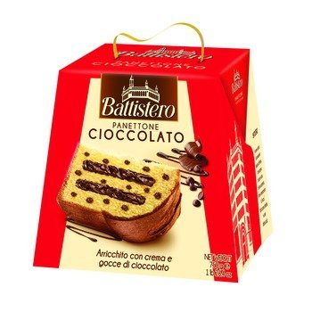 Panettone Den Battis z czekoladą i kremem czekoladowym 2 x 750 g