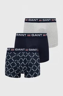 Majtki męskie - Gant  3-pack kolor granatowy - grafika 1