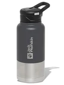 Sztućce dla dzieci - Jack Wolfskin Butelka termiczna "Saima" w kolorze antracytowym - 850 ml - miniaturka - grafika 1