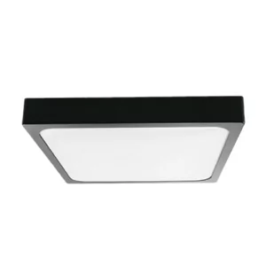 Plafon Led Kwadrat 24W 42Cm Z Czujnikiem Ruchu V-Tac Czarny Vt-8624S Neutralna - Lampy sufitowe - miniaturka - grafika 1