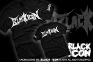 Koszulki męskie - koszulka BLACK ICON - LOGO (MICON038 BLACK)-XL - miniaturka - grafika 1