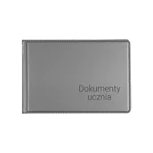 Dyplomy i okładki - BIURFOL Okładka na dokumenty ucznia małe silver - miniaturka - grafika 1