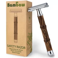 Maszynki do golenia i wkłady - Bambaw Maszynka do golenia - Slim Silver - miniaturka - grafika 1
