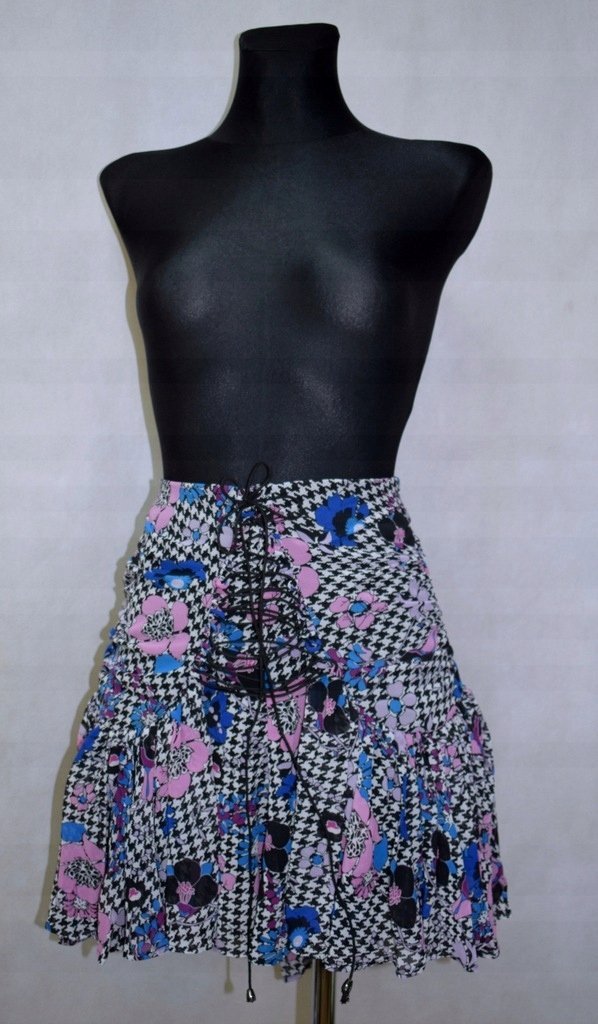 Spódnica Damska Kwiaty Falbana Rozmiar S *Guess*