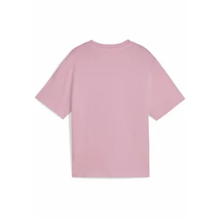 Młodzieżowa koszulka Essentials Boxy PUMA Poised Pink - Odzież sportowa dziecięca - miniaturka - grafika 1