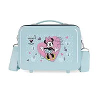 Kosmetyczki, organizery i kuferki - Disney Minnie My Happy Place Neceser Adaptable 29x21x15 cms Sztywny ABS 9,14L 0,6 kg Niebieski, niebieski, Neceser, dopasowująca się kosmetyczka - miniaturka - grafika 1