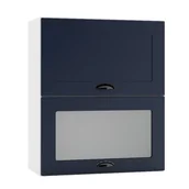 Szafki kuchenne - Szafka kuchenna wisząca 60 ADELE W60 GRF/2 SD granatowa mat - miniaturka - grafika 1