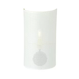 Kinkiet Aston, wysokość 32 cm, biały/złoty - Lampy ścienne - miniaturka - grafika 1