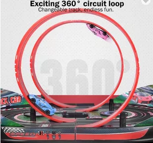 Składany tor wyścigowy Track Speed dla dzieci 6+ Sterowane autka + interaktywne efekty - Tory, garaże, parkingi Składany tor wyścigowy Track Speed dla dzieci 6+ Sterowane autka + interaktywne efekty - Tory, garaże, parkingi - miniaturka - grafika 3