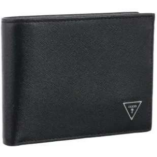 Portfel Boston Bifold S SMNEBR LEA20 BLA (GU817-a) Guess - Portfele - miniaturka - grafika 1