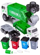 Modele do sklejania - SAMOCHÓD śmieciarka AUTO DO SKRĘCANIA zestaw do majsterkowania dla dzieci - miniaturka - grafika 1