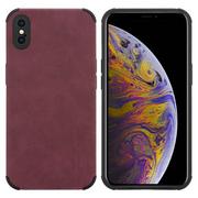 Etui i futerały do telefonów - Etui Do Apple iPhone XS MAX Pokrowiec w Burgundia Fioletowa TPU Silikon Etui Ochronny Obudowa Case Cover Cadorabo - miniaturka - grafika 1