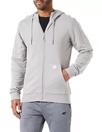 Bluzy męskie - 4F Męska bluza H4Z22-blm016, Cold Light Grey, M, jasnoszary. - miniaturka - grafika 1