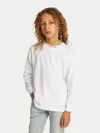 Bluzki damskie - Calvin Klein Jeans Bluzka Embro IB0IB02354 Biały Regular Fit - miniaturka - grafika 1