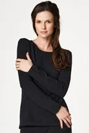 Koszulki sportowe damskie - Koszulka termiczna damska czarna Hot Touch LVD 729 1 - miniaturka - grafika 1