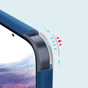 Nillkin Super Frosted Shield Pro etui do Samsung Galaxy A54 5G pancerny pokrowiec + podstawka na telefon czarne - Etui i futerały do telefonów - miniaturka - grafika 3
