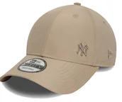 Czapki damskie - Czapka z daszkiem NEW ERA NYY Flawless 9FORTY Cap brązowa - miniaturka - grafika 1