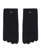 Rękawiczki - Tommy Hilfiger Rękawiczki Męskie Essentials AM0AM12845 Czarny - miniaturka - grafika 1