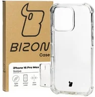Etui i futerały do telefonów - Bizon Elastyczne etui Case Salpa do iPhone 16 Pro Max, przezroczyste - miniaturka - grafika 1