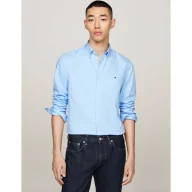 Koszule męskie - Tommy Hilfiger Koszula DOBBY | Slim Fit - miniaturka - grafika 1