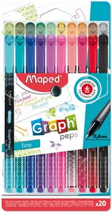 Maped Cienkopis Graph Peps Deco 20 kolorów - Cienkopisy - miniaturka - grafika 2