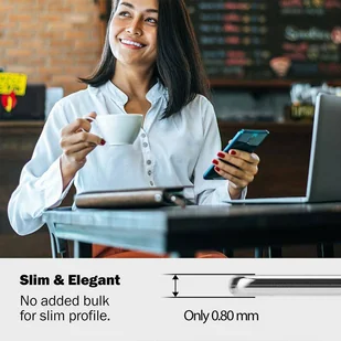 Crong Crystal Slim Cover - Etui Samsung Galaxy A40 (przezroczysty) - Etui i futerały do telefonów - miniaturka - grafika 5