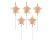 Świece - Godan Świeczki Pikery Gwiazdki Roz/zlo Go Wb opakowanie 5 sztuk - miniaturka - grafika 1