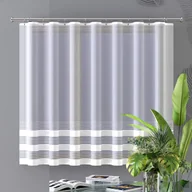 Firany - Firanka żakardowa biała 90x140cm H360 - miniaturka - grafika 1