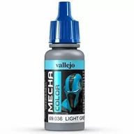 Kolejki i akcesoria - Vallejo Farba akrylowa Mecha Color - Light Grey / 17ml Vallejo 69036 - miniaturka - grafika 1