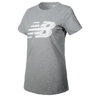 Koszulki i topy damskie - Damska Koszulka NEW BALANCE NB CLASSIC FLYING NB GRAPHIC TEE NBWT03816AG – Szary - miniaturka - grafika 1