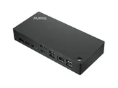 Stacje dokujące i replikatory portów - Lenovo 40AY0090IT stacja dokująca Przewodowa USB 3.2 Gen 1 (3.1 Gen 1) Type-C Czarny - miniaturka - grafika 1