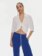 Bluzki damskie - Patrizia Pepe Bluzka 2C1553/A8I1-W146 Biały Regular Fit - miniaturka - grafika 1
