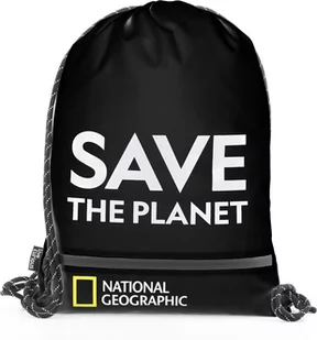 Plecak worek National Geographic Saturn 1,7L Czarny - Plecaki worki - miniaturka - grafika 1