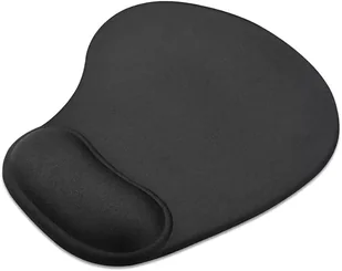 Podkładka ergonomiczna pod mysz 226x190mm czarna - Podkładki pod mysz - miniaturka - grafika 2