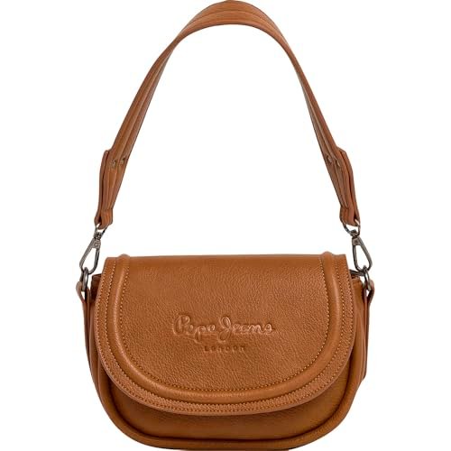 Pepe Jeans Damska torba CRISHA Code, brązowa (TAN Brown), jeden rozmiar, Brązowy (jasnobrązowy), Rozmiar Uniwersalny