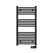 Grzejniki łazienkowe - Grzejnik łazienkowy elektryczny 500 W czarny - miniaturka - grafika 1