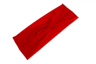 Jubileo, Modna czerwona opaska rozciągliwa dla pań - Ozdoby do włosów - miniaturka - grafika 1