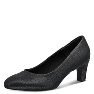 Czółenka - Tamaris Damskie czółenka 1-22418-41, Pewter Glam, 38 EU, pewter glam, 38 EU - miniaturka - grafika 1