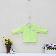 Bluzki dla niemowląt - Slowmoose Małe i 100% bawełniane koszule -bluzka z długim rękawem Zielony armii 3M - miniaturka - grafika 1