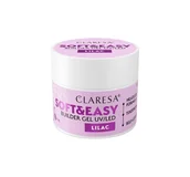 Żele do paznokci - Claresa Soft & Easy żel budujący Lilac 12g - miniaturka - grafika 1
