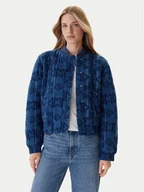 Kurtki damskie - Mustang Kurtka bomber Bouse 1016739 Niebieski Regular Fit - miniaturka - grafika 1