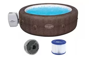 Bestway 60023 spa/wanna z hydromasażem Brązowy, Biały 1190 l Okrągły, Basen 6942138975932 - Baseny ogrodowe - miniaturka - grafika 2