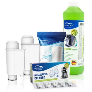 Zestaw Do Saeco Philips, AL-Inte+ 2 szt, Odkamieniacz Verde 750ml, Tabletki Cleaneo 10 szt. - Akcesoria i części do ekspresów do kawy - miniaturka - grafika 1