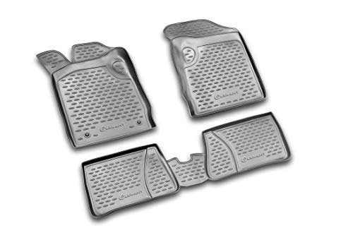 Element Antypoślizgowa gumowa mata podłogowa 3D do Renault Symbol II 08-20