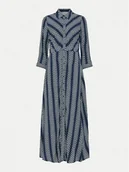 Sukienki - YAS Sukienka koszulowa Savanna 26022663 Granatowy Loose Fit - miniaturka - grafika 1