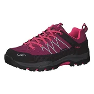 Buty dla chłopców - CMP Dziecięce buty Rigel Low Trekking WP, buty unisex dla dzieci i młodzieży, Berry Pink Fluo, 40 EU - miniaturka - grafika 1