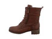Botki damskie - Mustang Damskie sztyblety 15M0062002, koniak, 36 EU, koniak, 36 EU - miniaturka - grafika 1