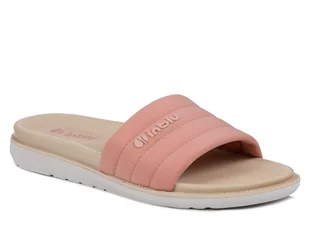 Klapki damskie różowe Inblu SF-03 płaskie na lato wygodne lekkie miękkie-39 - Klapki i japonki damskie - miniaturka - grafika 1