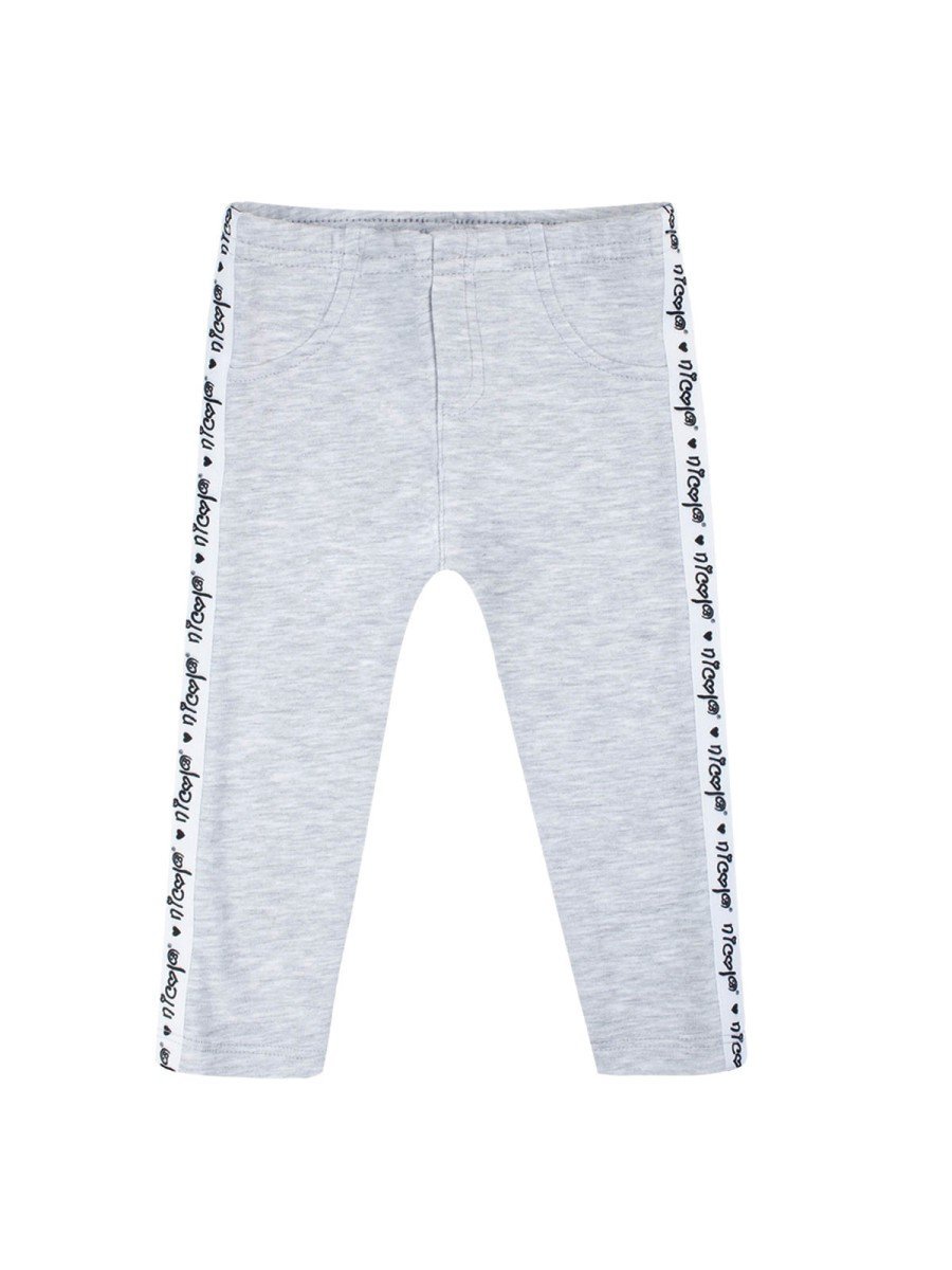 Dziewczęce legginsy szare Nicol,r.86