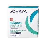 Kremy do twarzy - Soraya KOLAGEN+ELASTYNA PRZECIWZMARSZCZKOWY KREM TŁUSTY NA DZIEŃ I NA NOC 50ML - miniaturka - grafika 1